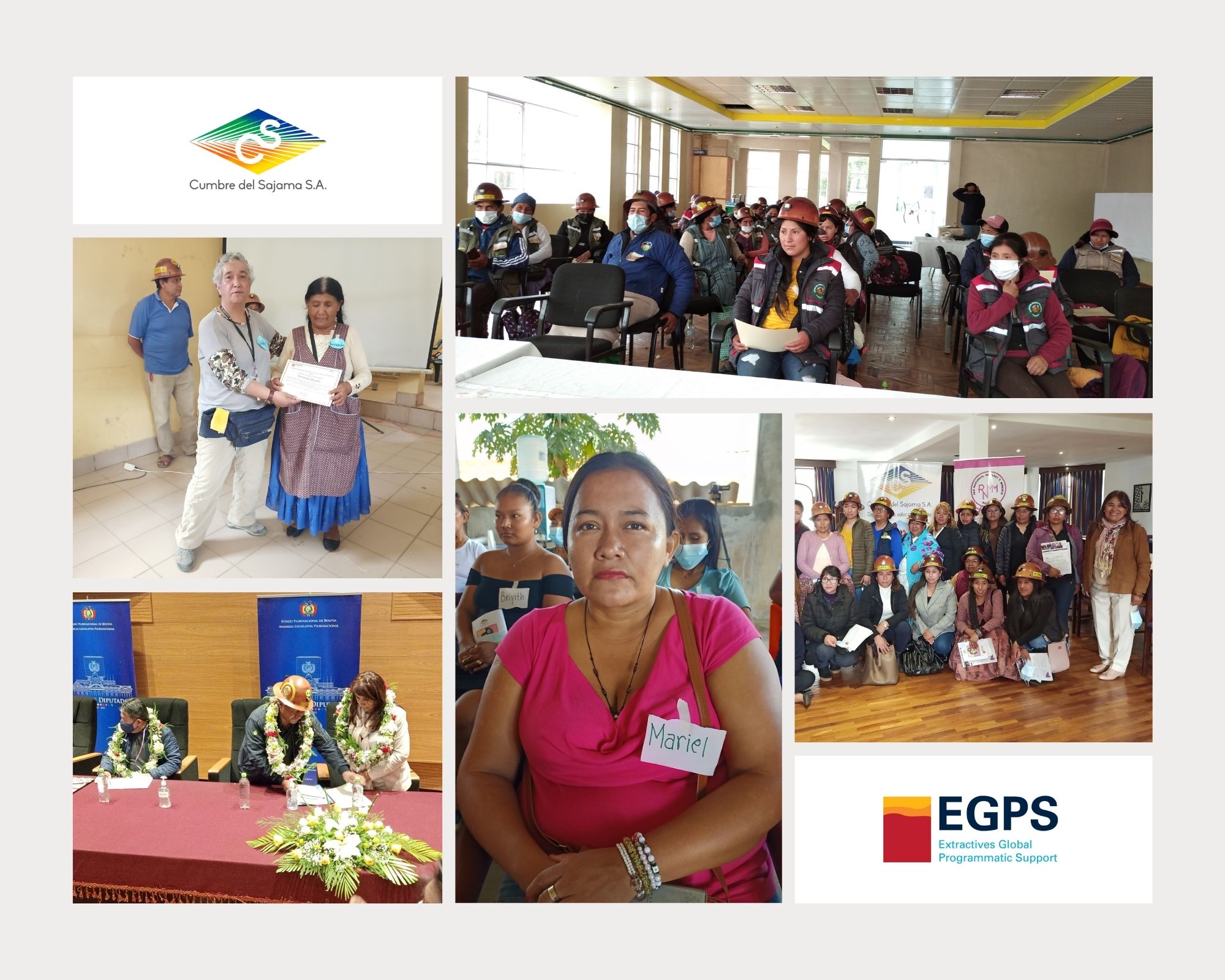 Proyecto: “Mentoría de Mujeres Líderes Mineras de la MAPE” con apoyo del programa EGPS